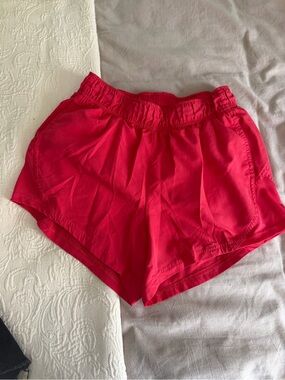 Athletic Works Bright Red Women's Athletic Shorts